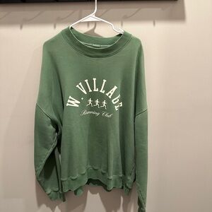 Abercrombie & Fitch Green Sweatshirt